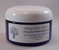 Orange & Vanilla Body Butter, Non Greasy